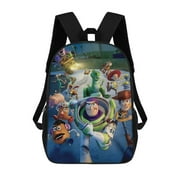 Toy Story Buzz Lightyear Bag (2) 16 Inches Cartoon Anime Laptop Backpack Travel Backpacks for Men Women Casual Daypack for Hiking Gifts